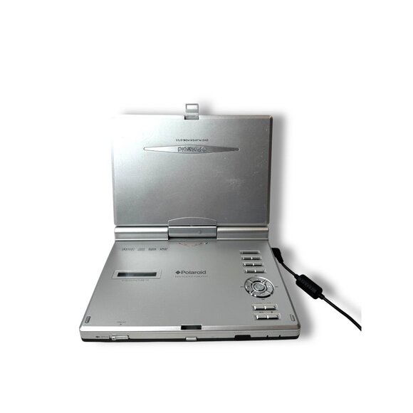 Polaroid 7" Portable DVD Player PDM-0723 Silver Working Original Box - Picture 7 of 16